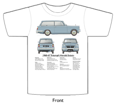 Triumph Herald Estate 1960-67 T-shirt Front